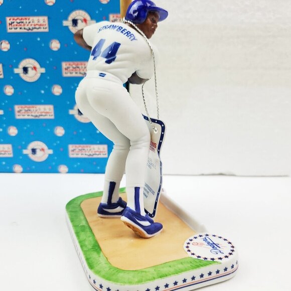 L.A. Dodgers Vintage Figure Darryl Strawberry Sports Impressions 1992 in Box - Picture 4 of 11